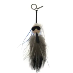 FENDI (フェンディ) KARITO MINI KARLITO カーリトコレクション  カリートファーチャーム ブラック/ブラウンのサムネイル