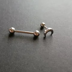 ボディピアス　18G　ストレートバーベル　サージカルステンレス　金属アレルギー対応シンプル　カッコイイ　おしゃれ