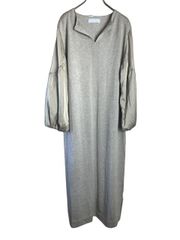【中古】Audrey and John Wad オードリーアンドジョンワッド 薄手　ニット　ワンピース ベージュ F 44831648