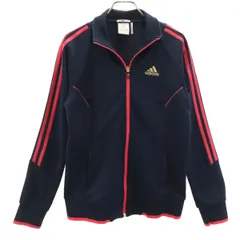 adidas アディダス トレーニング トラックジャケット M ネイビー ジャージ レディース 古着