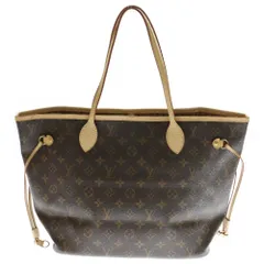LOUIS VUITTON (ルイヴィトン) モノグラム ネヴァーフルMM 新型 ブラウントートバッグ ポーチ付 M40995