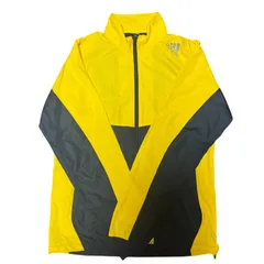 adidas アディダス　ウインドブレーカー　メンズ　長袖　L イエロー　黄色　黒色