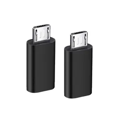 【在庫セール】アダプタ Type-C USB (メス) to Micro Micro USB (オス) → 変換アダプタ 2個入り マイクロUSB変換アダプター USB-C 変換コネクタ 充電とデータ転送 Xperia、Galaxy、Nexus、HUAWEI等