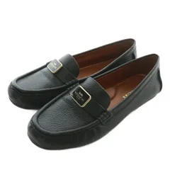 COACH ブラックレザー ローファー 新品 未使用 GUCCI】グッチ ホースビット ローファー レザー ラグソール