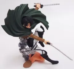 【中古】トレーディングフィギュア 4.立体機動の兵士2【リヴァイ】 「カプセルQキャラクターズ 進撃の巨人 絶望と反攻のヴィネット2」