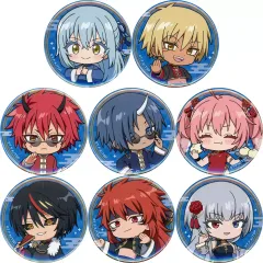 【中古】バッジ・ビンズ 全8種セット 「転生したらスライムだった件 トレーディング缶バッジ チャイナ」