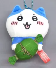 【中古】キーホルダー ハチワレ(笹団子) ぬいぐるみキーチェーン 「ちいかわ なんか小さくてかわいいやつ」 新潟限定