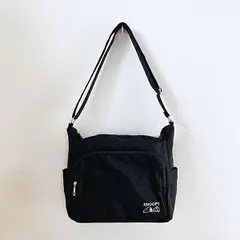 スヌーピー ショルダーバッグ(L) ブラック SNOOPY