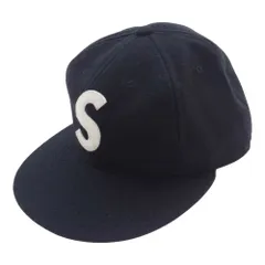 Supreme シュプリーム キャップ 23SS Ebbets S Logo Fitted 6 Panel エベッツ Sロゴ ウール キャップ ブラック系 7.5【中古】のサムネイル