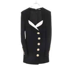 バルマン BALMAIN ワンピース ワンピース BK ウール ワンピース レディース Used Aのサムネイル