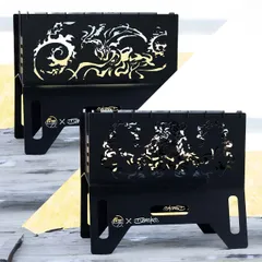 焚火台《火樹銀花》＋《風林火山》 400サイズ 収納バッグ付き