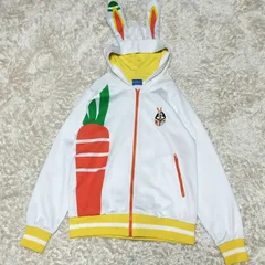 TOKYO Disney RESORT　ヒピホピ　ジップアップパーカー　Sサイズ　イースター　グーフィー　男女兼用　ユニセックス　耳付き　シッポ ミッキー　ニンジン