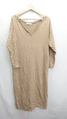 ◇ ⊇ URBAN RESEARCH Sonny Label 長袖 膝下丈 ワンピース サイズF ブラウン系 レディース E  【1410290029992】