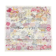 エルメス スカーフ カレ90 ダブルフェイス ミルフィーユ・ドゥ・ソワ Mille Feuilles de Soie HERMES