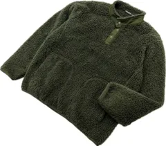 UNIQLO ☆ White Mountaineering フリース プルオーバー ジャケット オリーブ 160 mens S相当 ユニクロ ホワイトマウンテニアリング■S3333
