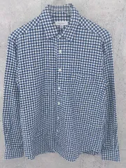 ◇ BEAUTY & YOUTH ビューティアンドユース UNITED ARROWS チェック 長袖 シャツ サイズXS ネイビー ホワイト メンズ  【1002800946013】