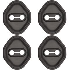 dack-in 社外品 HONDA ホンダ ドアロックカバー ドアストライカー スタビライザー 専用設計 NBOX CRV ヴェゼル フィット(黒 4個セット) [1]