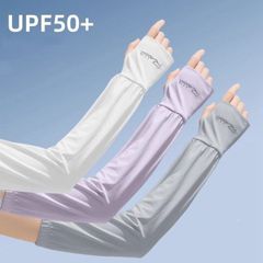 アームカバー レディース ROAb647ット 夏 日焼け防止 アームスリーブ ゆったり UPF50+ 紫外線対策 ゆったり 手の甲までカバー レディース ROAb647