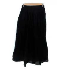 フリークスストア FREAKS STORE フレアスカート ロング丈 F 黒 ブラック /HO18