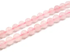 「1連 15cm」 ローズクォーツ 6mm パワーストーン バラ売り 天然石 パワーストーン 連売り ビーズ 穴あき ばら売り