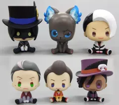 【中古】トレーディングフィギュア 全6種セット ナイトイレブンカレッジ関係者 デフォルメフィギュア 「一番くじ ディズニー ツイステッドワンダーランド 第六弾」 I賞
