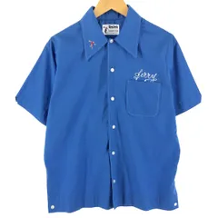 70s King Louie キングルイボーリングシャツ ネイビー ヴィンテージ 70s King Louie キングルイボーリングシャツ ネイビー