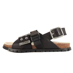 新品 Sacai サカイ サイズ:41 21SS A.P.C. アーペーセー ハトメベルト ストラップ レザー コンビ サンダル Jules leather sandals PXBPM F51037 SA.P.C.AI ブラック 黒 コラボのサムネイル