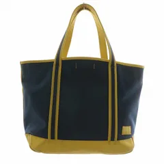 ポーター PORTER ガール GIRL 吉田カバン ボーイフレンドトート BOYFRIEND TOTE M トートバッグ ハンド キャンバス ロゴ 紺 ネイビー 黄色 イエロー 739-08514 /XZ ■GY18