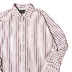 BARBA ワインストライプ ワイドカラーシャツ(BEAMS 38/18) BARBA ワインストライプ ワイドカラーシャツ(BEAMS 38/18) - メルカリ