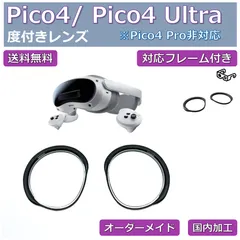 【Pico4/Pico4 ultra 対応】度付き近視補正レンズ/乱視対応  オーダーメイド