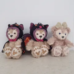 ダッフィー/シェリーメイ ぬいぐるみストラップ ハロウィン 2013 まとめて3点セット ディズニー Disney ぬいスト【IO