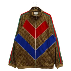GUCCI (グッチ) 18AW GGテクニカルジャージージャケット 523488 ブラウンのサムネイル