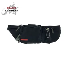 PRADA ナイロン ナイロン ウエストポーチ ボディーバッグ　正規品　鑑定済 関税負担なし☆PRADA プラダ ナイロンリストポーチ (PRADA