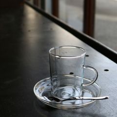 Trendglas JENA ティーグラス 持ち手付き耐熱グラス 1点｜Tea glass with handle 持ち手あり 耐熱ガラス グラス チェコ製 トレンドグラス イエナ お茶 ホットワイン グラス CINQ