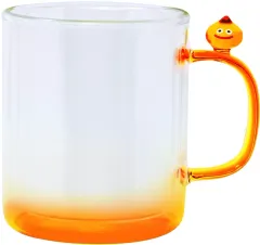 【中古】マグカップ･湯のみ スライムベス スマイルスライム  ガラスのマグカップ 「ドラゴンクエスト」