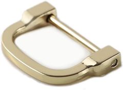 4個セット Dカン ネジ式 43mm 内径30mm D型 バッグ 持ち手 ハンドメイド 修理 交換  ゴールド 41a
