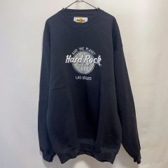 【古着】Hard Rock Cafe ラスベガス ブラック Mサイズ スウェットシャツ トレーナー