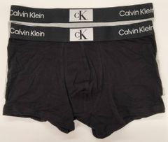 【2枚セット】Calvin Klein(カルバンクライン)   ボクサーパンツ ブラック×グレイ メンズボクサーパンツ 男性下着 NB3528