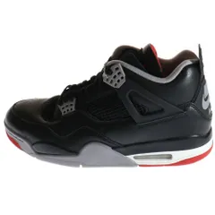 NIKE (ナイキ) AIR JORDAN 4 RETRO BRED REIMAGINED エアジョーダン4 レトロ ブレッド リイマジンド ハイカットスニーカー ブラック US12/30cm FV5029-006