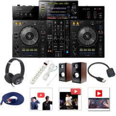 【高品質木材MDFスピーカー・ヘッドホンセット】Pioneer DJ(パイオニア) / XDJ-RR_KCX85_BLK_OA-MHF001Op9_set