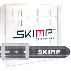 SKIMP プリントベルト グレンチェック メンズ レディース ゴム ゴルフ スノボ 防水  長さ約140cm 幅約3.4cm スキンプ【PDG ブラック】