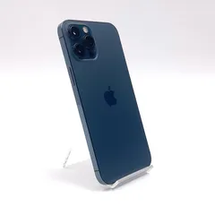 【全額返金保証】【最速発送】Apple iPhone 12 Pro Max 256GB パシフィックブルー au 87% 美品 動作確認済