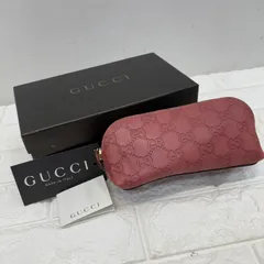 ▪️GUCCI グッチ GG GG柄 ポーチ メイクポーチ バニティ ミニポーチ レザー ピンク 141811 4276