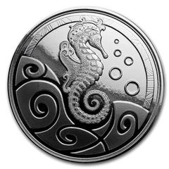 【ニウエ2019年　$2ドル純銀貨】タクタイマ亀銀貨　１オンス　クリアケ―ス付き ニウエ2019年 $2ドル純銀貨】タクタイマ亀銀貨 1オンス クリアケ―ス
