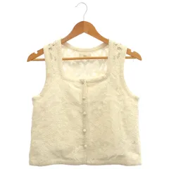 IENA (イエナ) ★★ ③ 24011900106030 モールエンブロイダリーベスト レディース ホワイト FREE