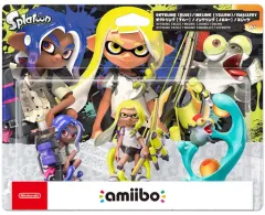 【新品】WiiUハード amiibo トリプルセット[インクリング【イエロー】/オクトリング【ブルー】/コジャケ](スプラトゥーンシリーズ)