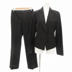 ✨極美品✨コムサデモード セットアップスーツ パンツスーツ ストライプ セール】 ストレッチ デニムライクスーツ （セットアップ
