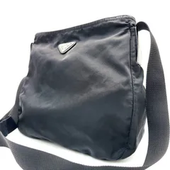 【鑑定済み】 PRADA ショルダーバッグ ナイロン ブラック テスート ポコノ 大容量 A4