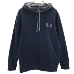 アンダーアーマー 長袖 スウェットパーカー MD ブラック系 UNDER ARMOUR 裏起毛 メンズ