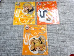 鬼滅の刃 　ローソン 　土用の丑の日企画　非売品　我妻善逸 　アクリルスタンド　3種セット　未開封品